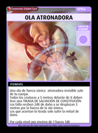 Ola Atronadora - Custom Card
