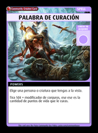 Palabra De CuraciÓn - Custom Card