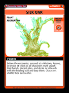 Silk Oak - Custom Card