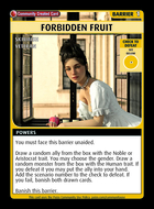 Forbidden Fruit - Custom Card