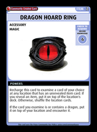 Dragon Hoard Ring - Custom Card