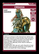 Cirdassa - Custom Card