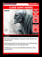 Cloud Giant Mohrg - Custom Card