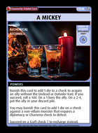 A Mickey - Custom Card
