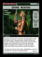Divine  Weapon - Custom Card