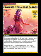 Promised You A Rose Garden - Custom Card