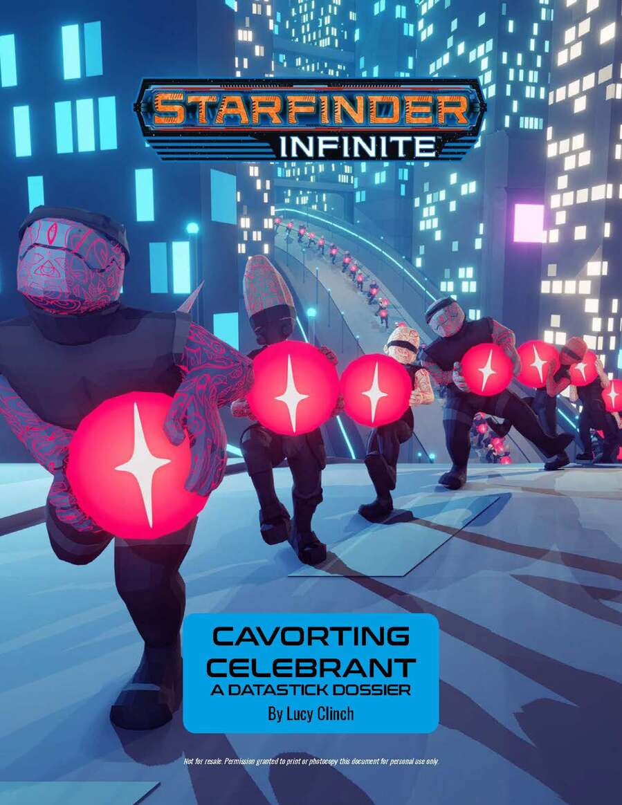 Starfinder Infinite: Cavorting Celebrant - Paizo | Pathfinder and ...