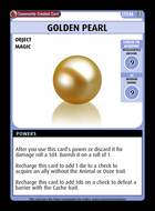 Golden Pearl - Custom Card