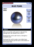 Blue Pearl - Custom Card