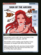 Sign Of The Archer - Custom Card