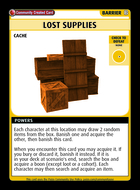 Lost Supplies - Custom Card
