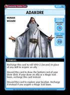 Adakore - Custom Card