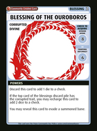 Blessing Of The Ouroboros - Custom Card