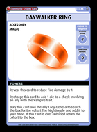 Daywalker Ring - Custom Card