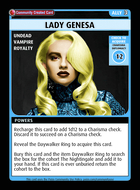 Lady Genesa - Custom Card