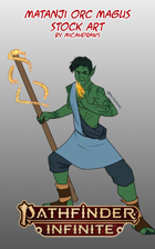 Orc Magus Stock Art