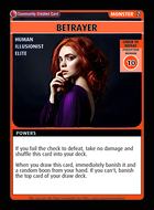 Betrayer - Custom Card