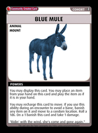 Blue Mule - Custom Card