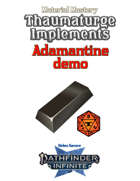 Material Mastery: Adamantine Implements demo