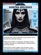 Agnetha Adelsköld - Custom Card