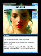 Ingenue - Custom Card