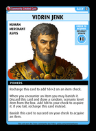 Vidrin Jenk - Custom Card