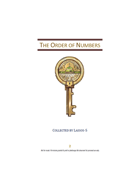 The Order of Numbers - Lassos-5 Edition - The Holy Book of Abadar