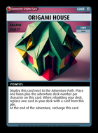 Origami House - Custom Card