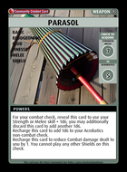 Parasol - Custom Card