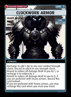 Clockwork Armor - Custom Card