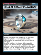 Ring Of Arcane Knowledge - Custom Card