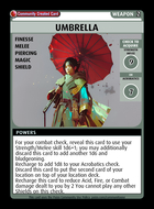 Umbrella - Custom Card