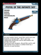 Pistol Of The Infinite Sky - Custom Card