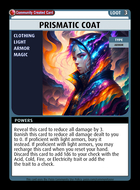 Prismatic Coat - Custom Card
