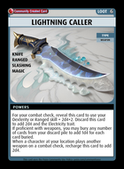 Lightning Caller - Custom Card