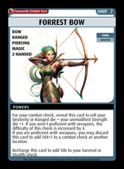Forrest Bow - Custom Card