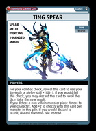Ting Spear - Custom Card