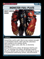 Monster Full Plate - Custom Card