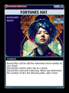 Fortunes Hat  - Custom Card