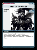 Vest Of Courage - Custom Card