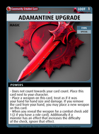 Adamantine Upgrade - Custom Card