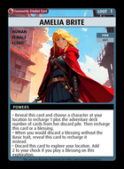 Amelia Brite - Custom Card