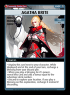 Agatha Brite - Custom Card