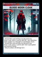 Blood Moon Cloak - Custom Card