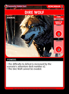 Dire Wolf - Custom Card