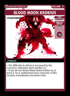 Blood Moon Krokius - Custom Card