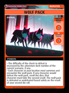 Wolf Pack - Custom Card