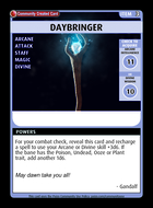 Daybringer  - Custom Card