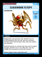 Clockwork Flyspy - Custom Card