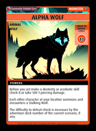 Alpha Wolf - Custom Card